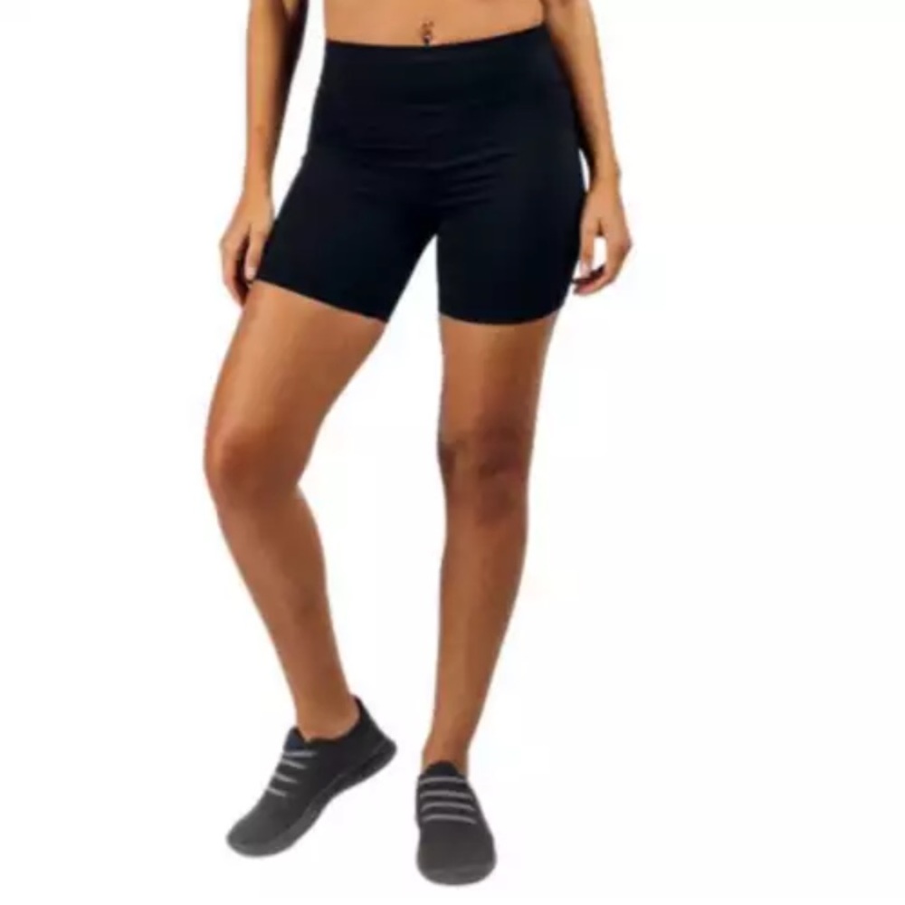 NEW Barbell Apparel workout StayPut Shorts 6” sz Medium Black